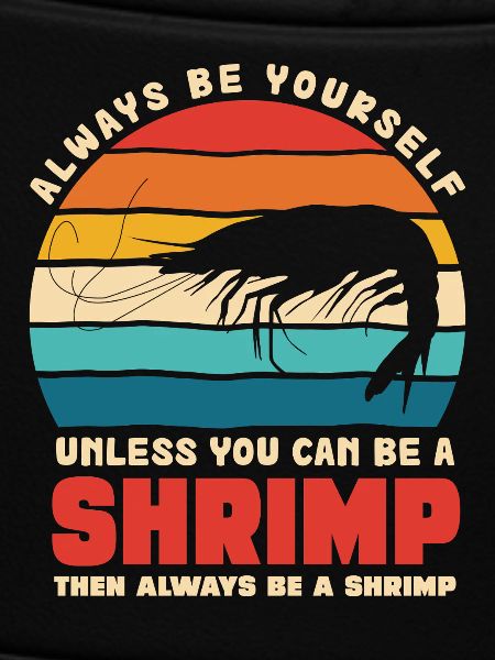 Shrimp Theme Retro Sunset