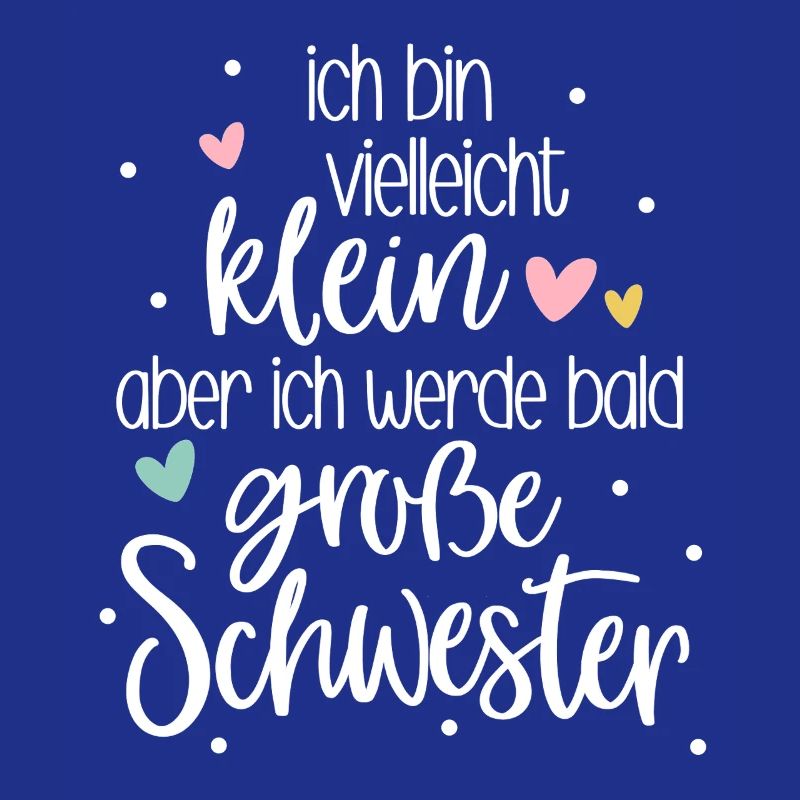 Ich bin klein aber ich werde bald große Schwester 