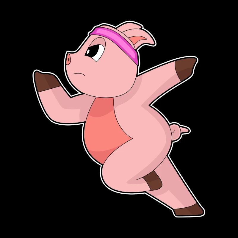 Cochon Jogger Jogging Sport