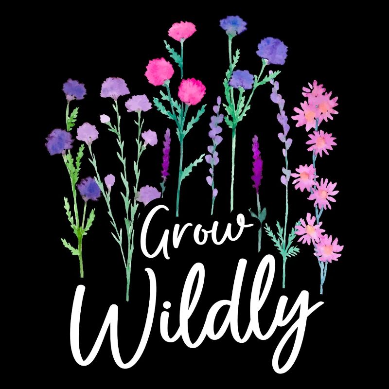 Wachse Wildblumen-Design