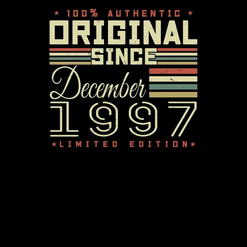 Anniversaire 28 ans | Originale Décembre 1997