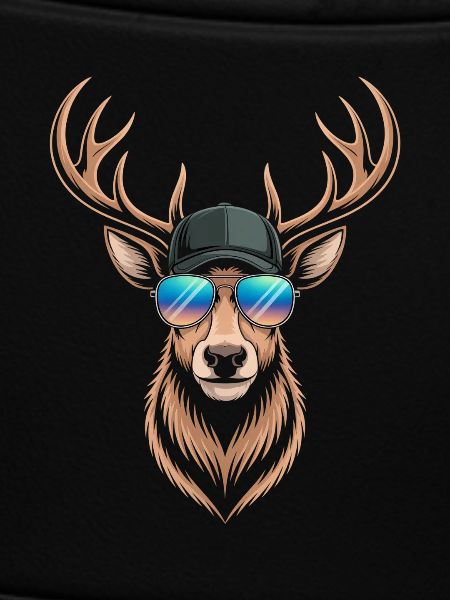 Deer with antlers