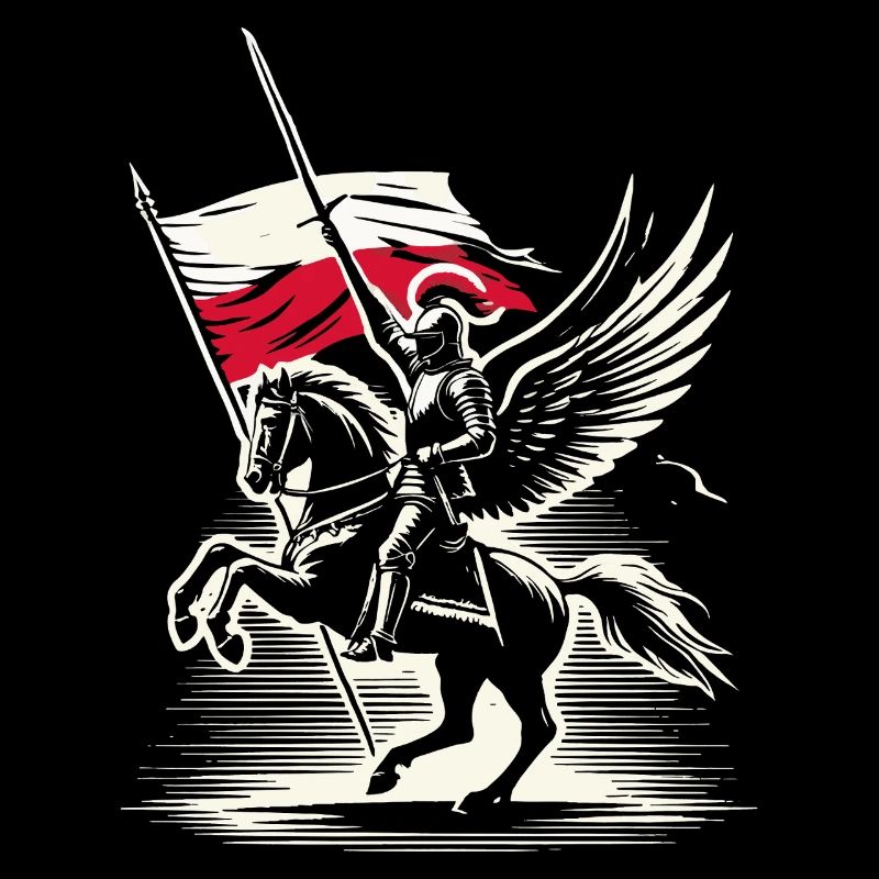 Polish Winged Hussar Knight Art