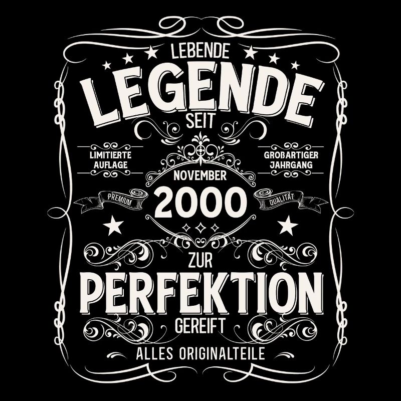 25th Birthday Legend November Vintage 2000