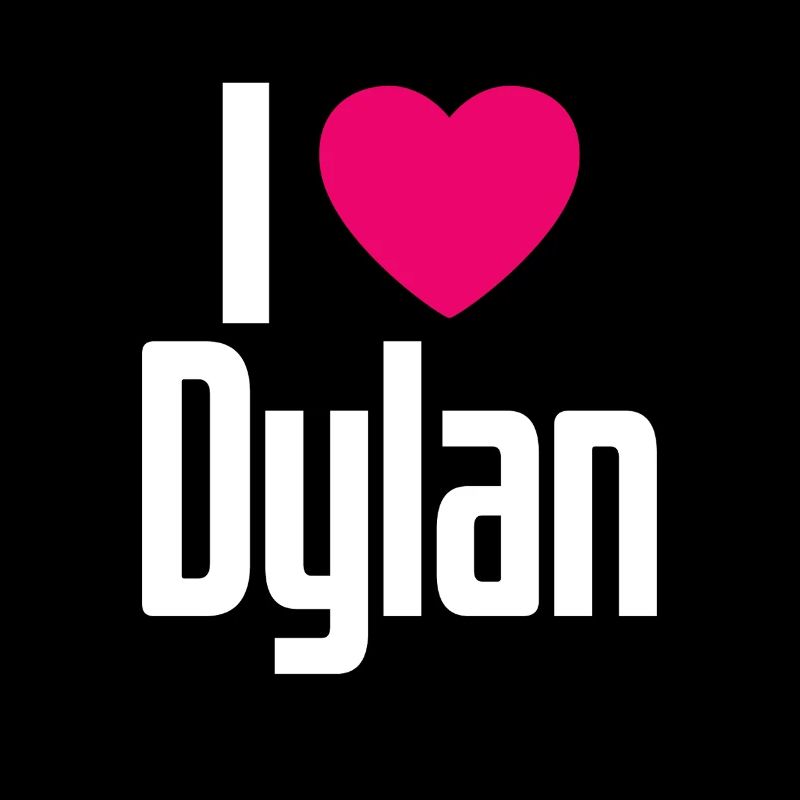 J’aime Dylan Pink Heart J’adore Dylan