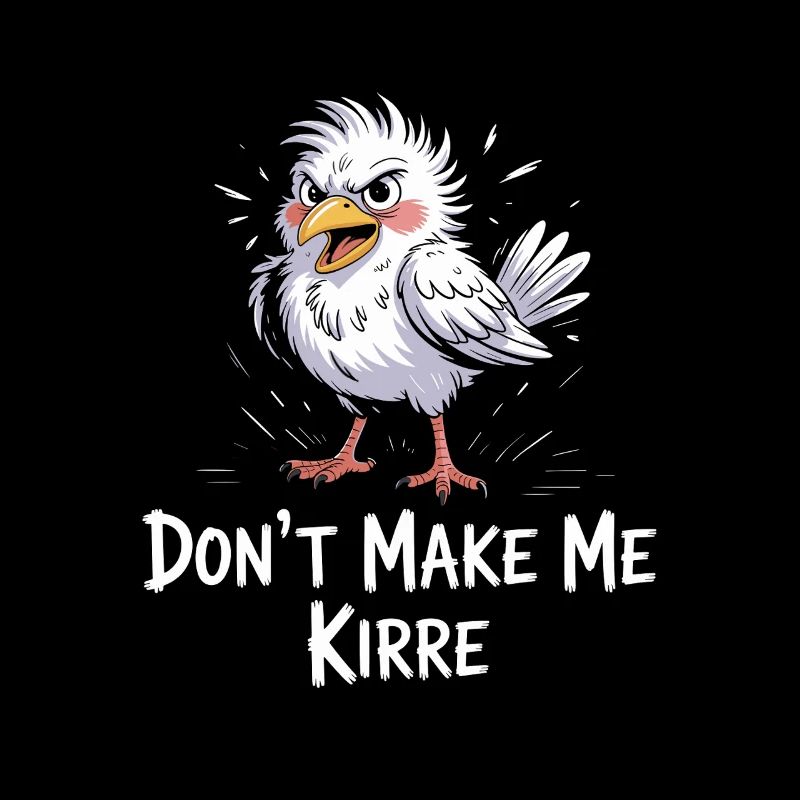 Ne me faites pas Kirre Funny Bird Cartoon