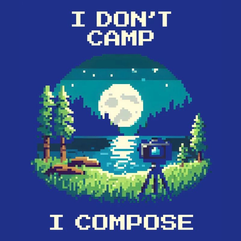 Je ne campe pas, je compose | Composition