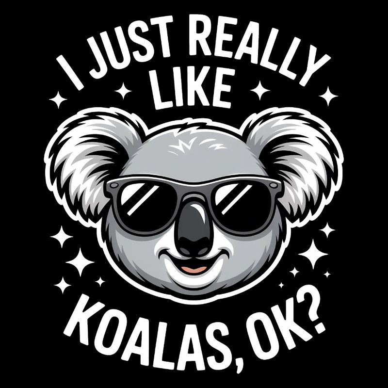 Koala Disant Koalas Drôle Koala Cadeau