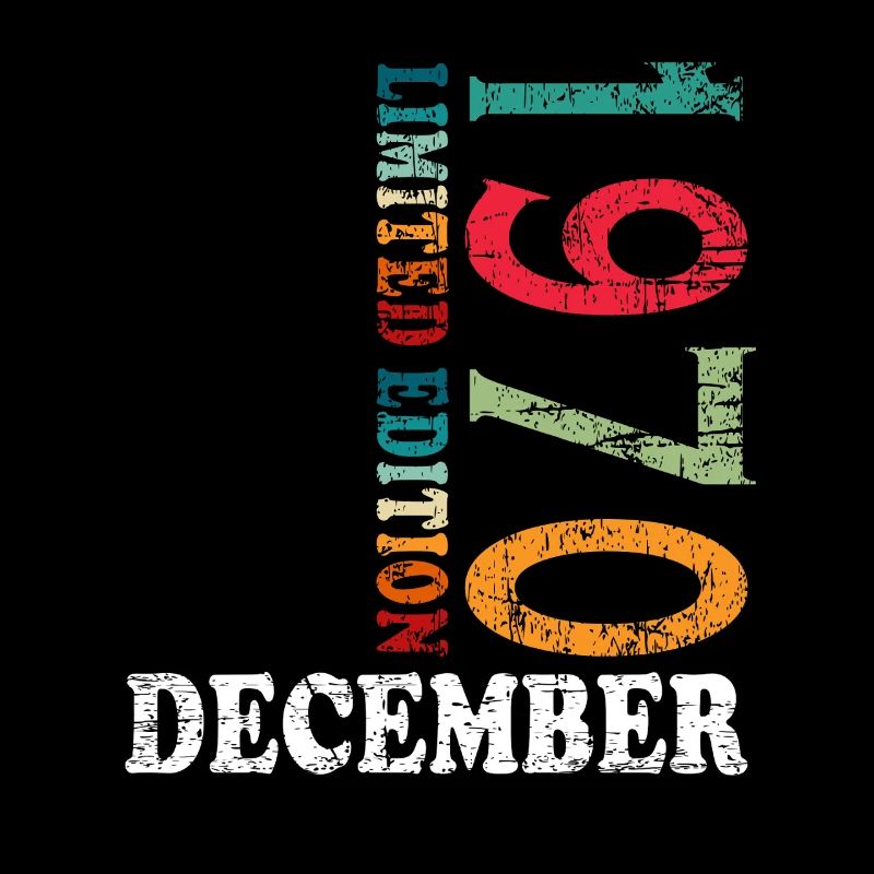 Anniversaire en décembre 1970 - décembre