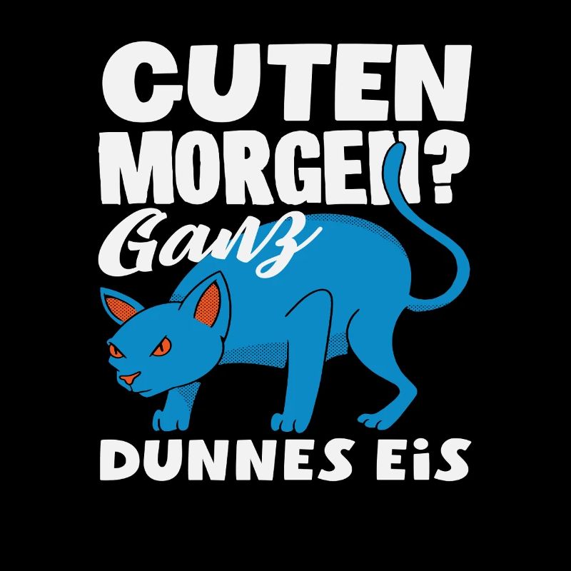 Bonjour chat de glace très mince