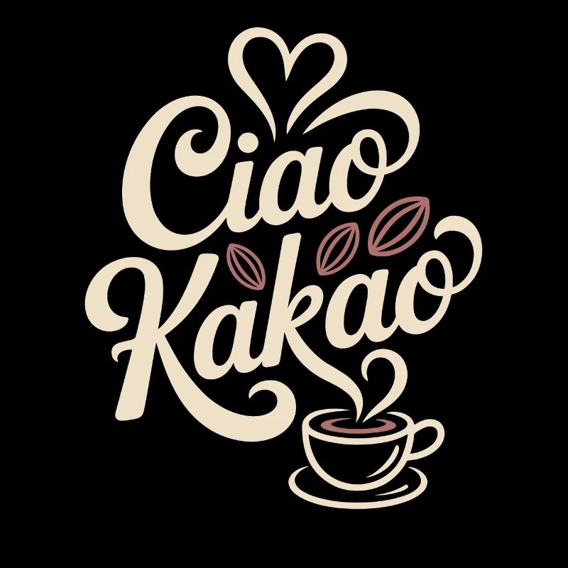 Ciao Kakao Heiße Schokolade Hot Chocolate Tschüss