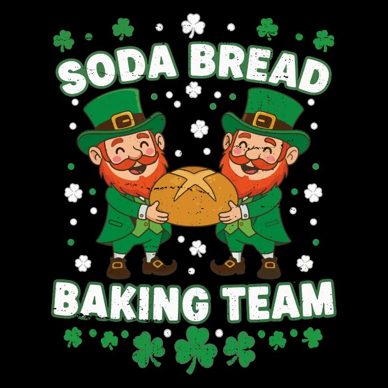 Drôle de pain au soda équipe de cuisson St Patricks