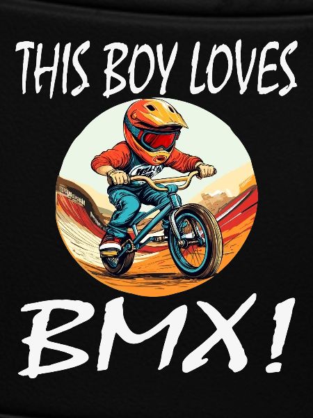 Junge liebt BMX