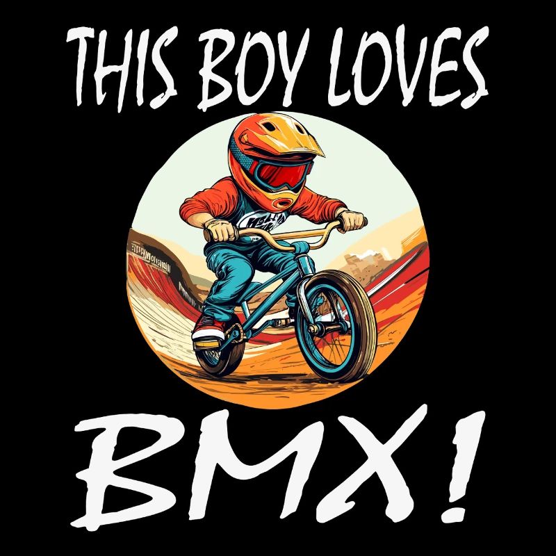 Boy loves BMX