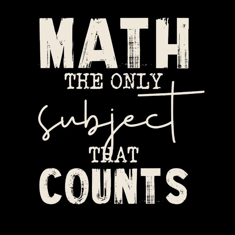 Les maths sont les seules qui comptent