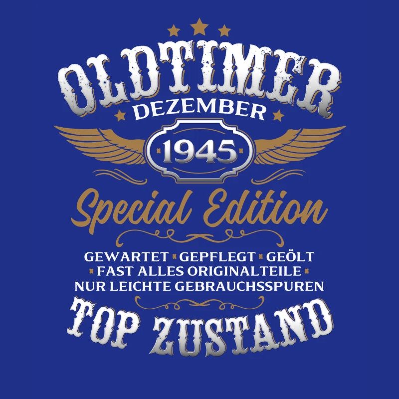 80. Geburtstag Geschenk Oldtimer Dezember 1945
