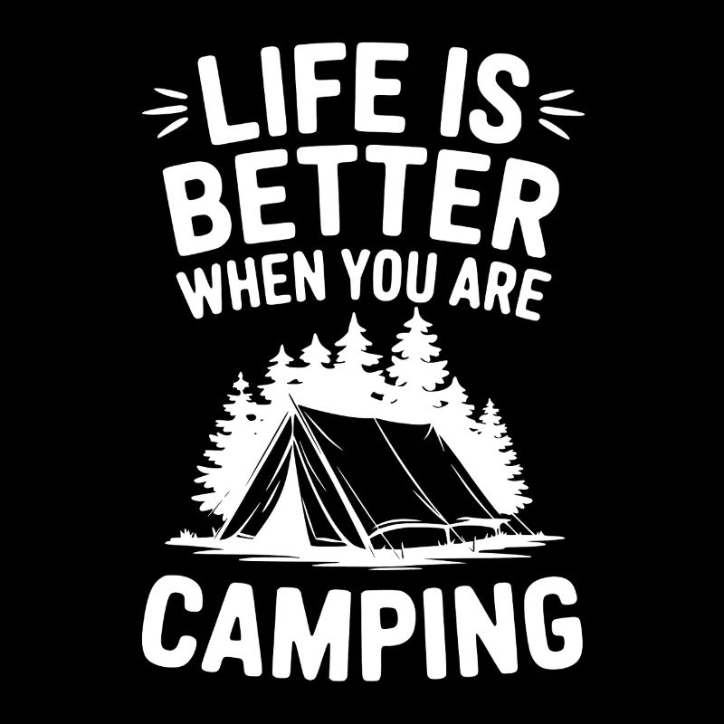 Citation de camping : Campeur drôle