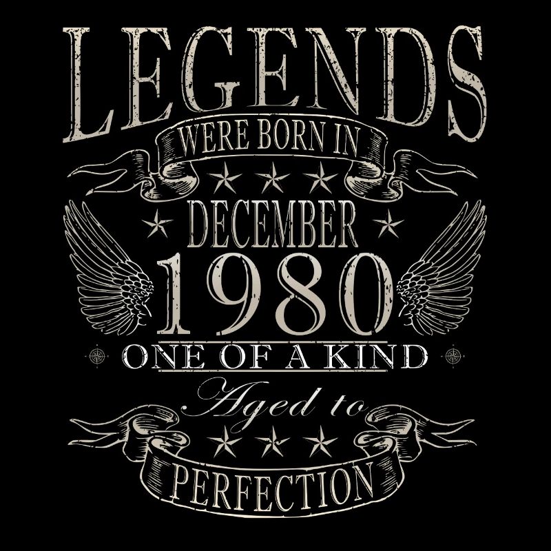 Geburtstag Dezember 1980 Geschenk Dezember 1980