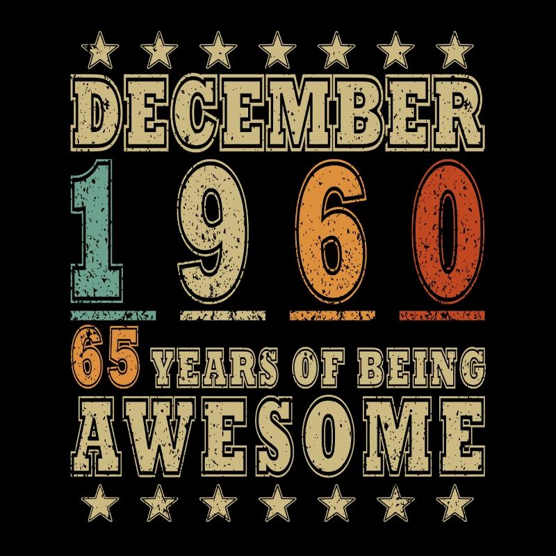 Décembre 1960 | Anniversaire 1960 Millésime Décembre