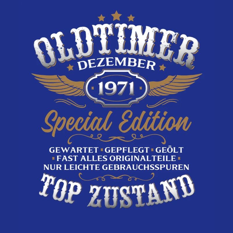 55. Geburtstag Geschenk Oldtimer Dezember 1971