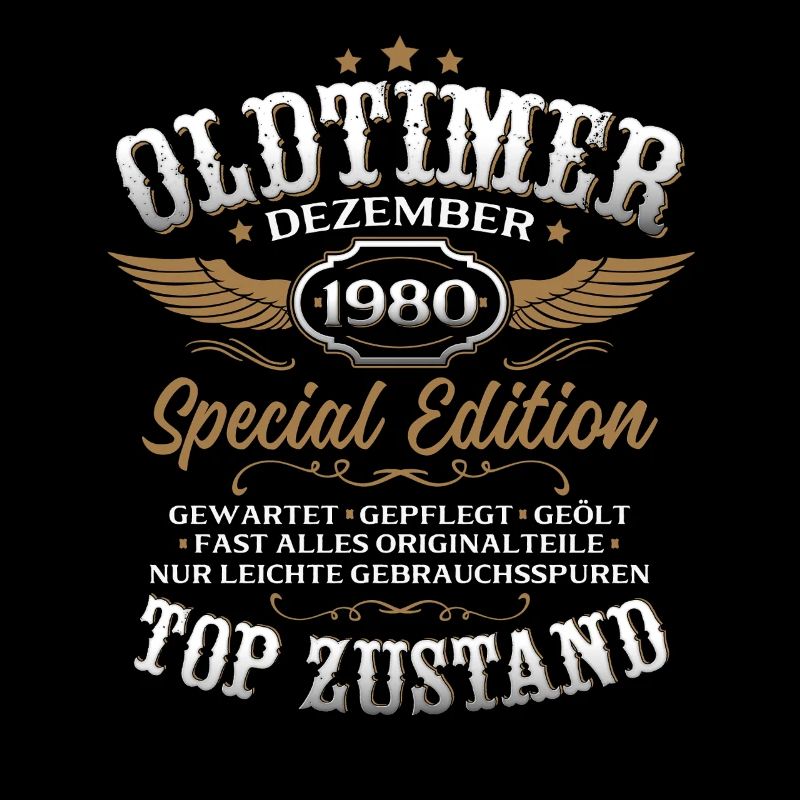 45. Geburtstag Geschenk Oldtimer Dezember 1980
