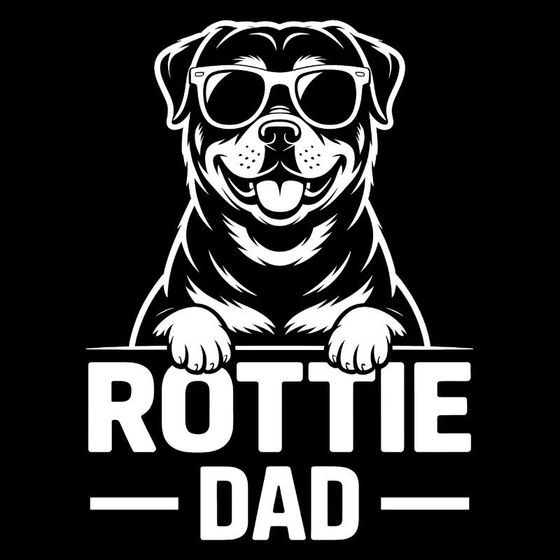 Rottweiler Spruch Papa Lustige Rottweiler Geschenk