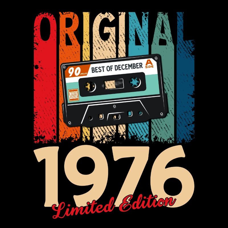 49th Birthday Cassette December Vintage 1976