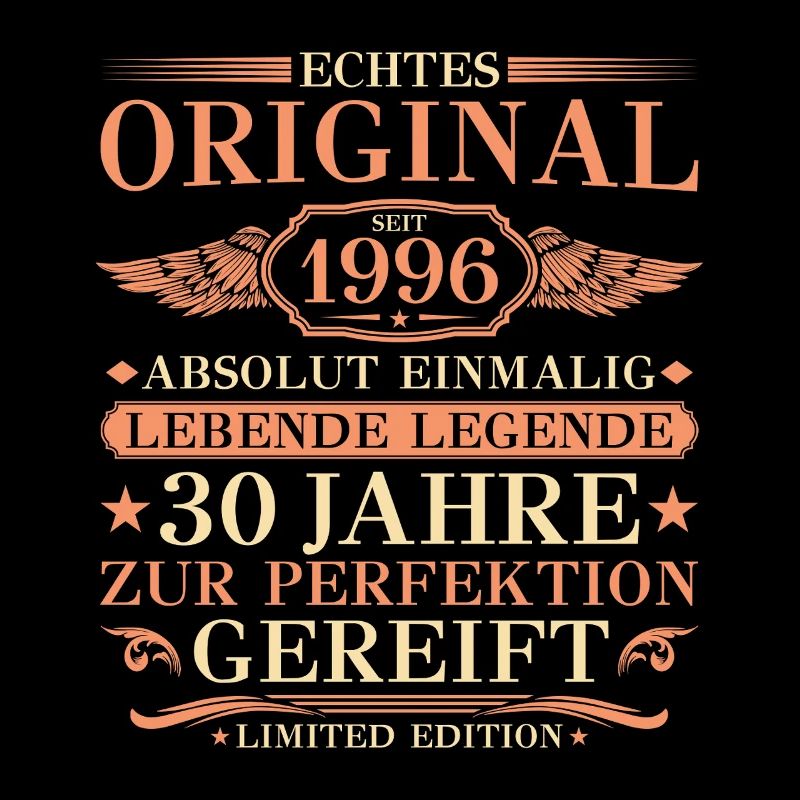 Millésime 1996 Absolument Unique 30ème Anniversaire