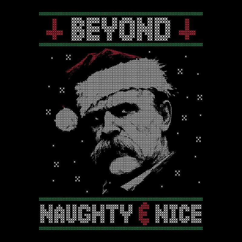 BEYOND NAUGHTY & NICE NIETZSCHE UGLY CHRISTMAS