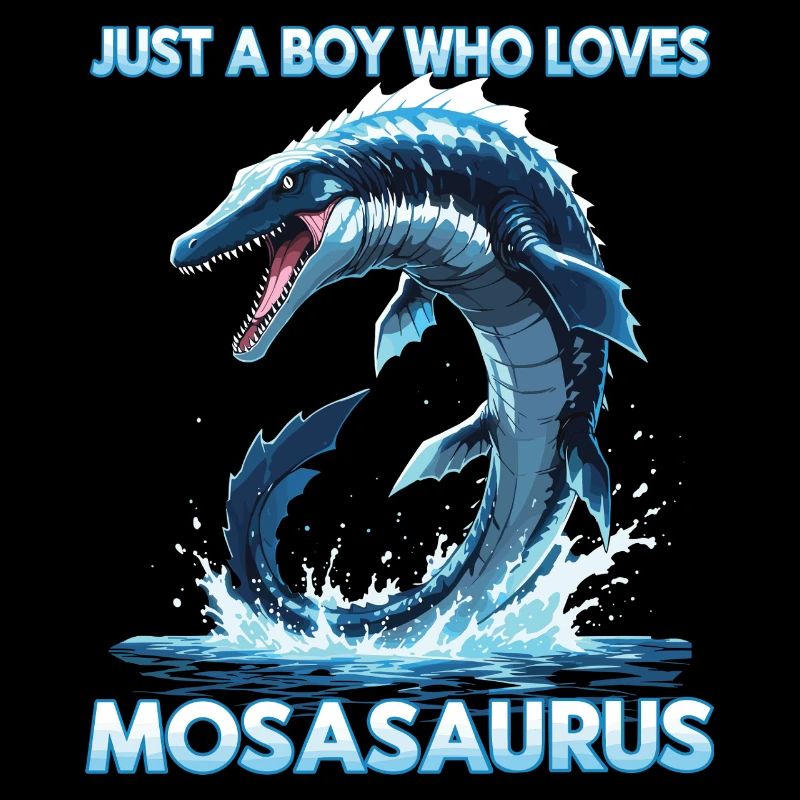 Anime Just A Boy Who Loves Mosasaurus