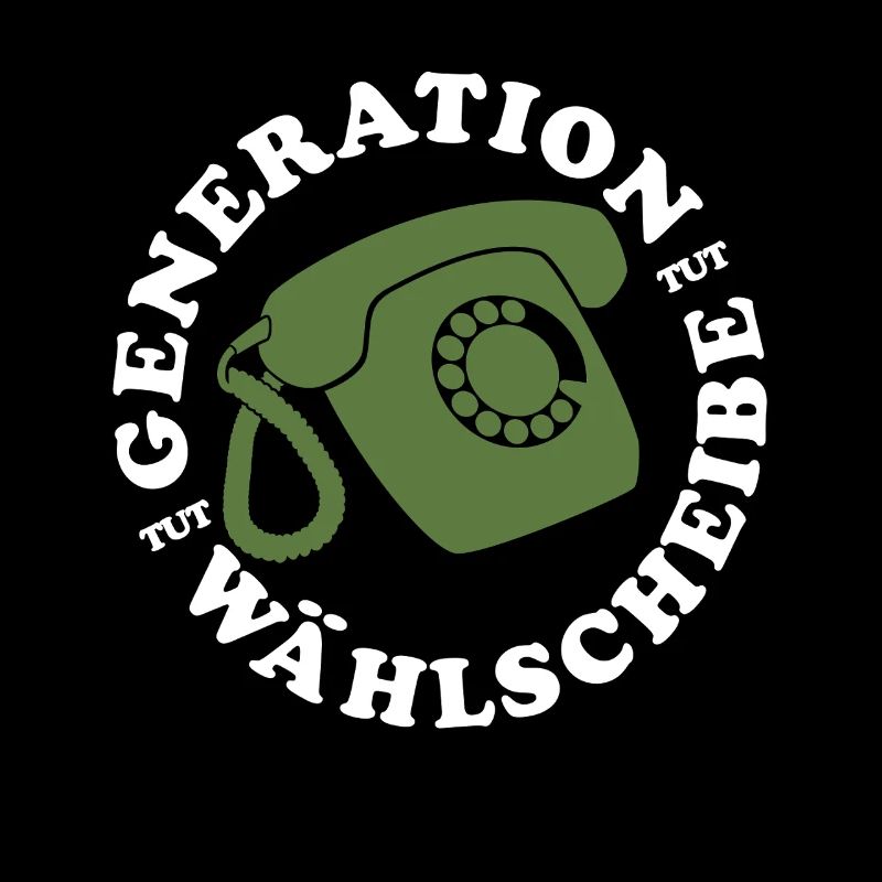 Generation Wählscheibe Festnetz Telefon