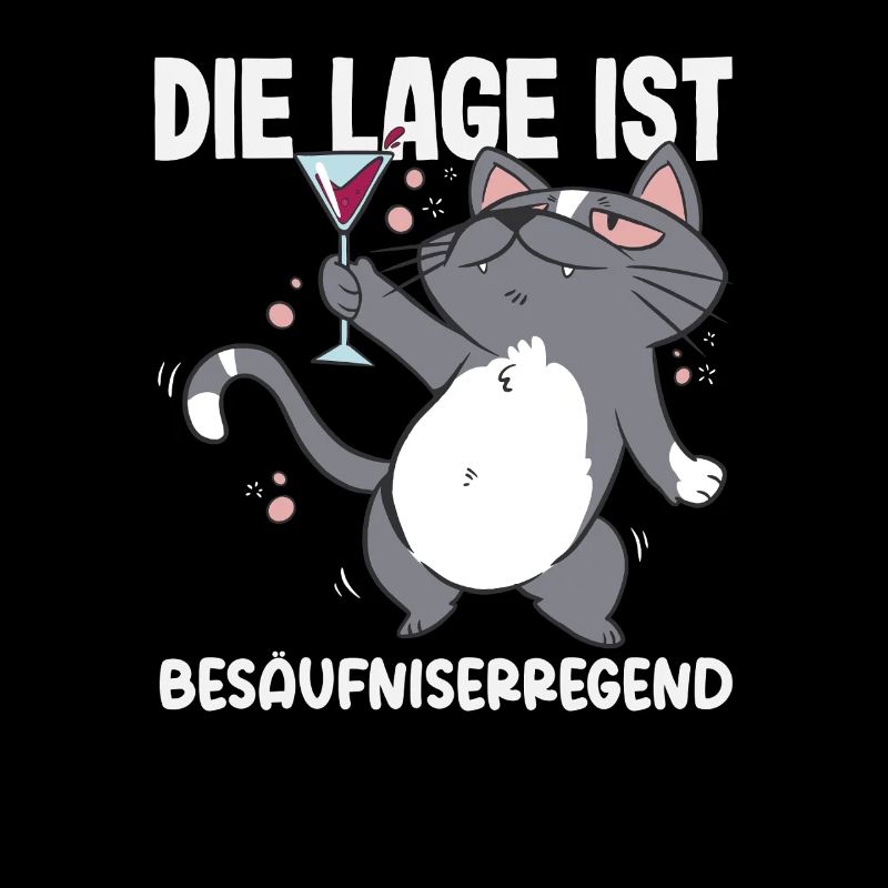 La situation est ivre, chat