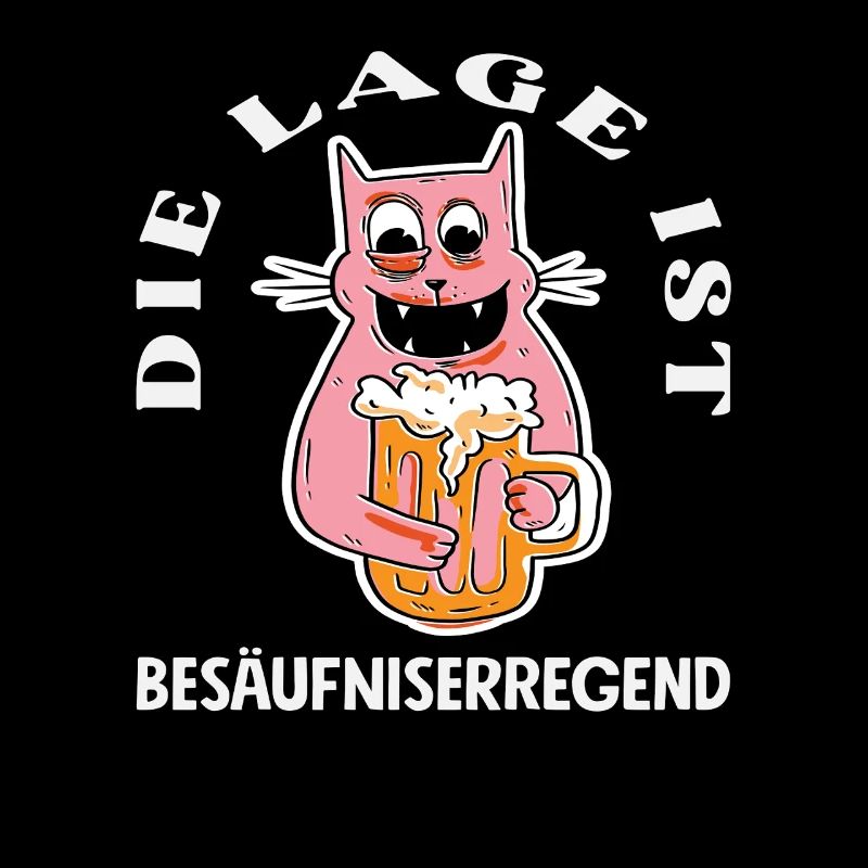 La situation est ivre, chat