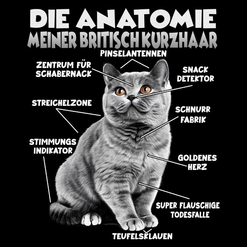 Britisch Kurzhaar Geschenk Katzen Fan Geschenk