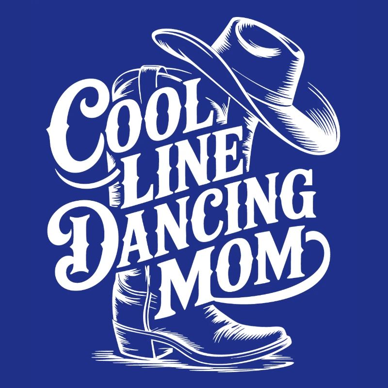Ligne de danseuse avec maman western Tee