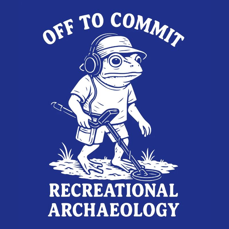 Off To Commit Recreational Archaeology Frog