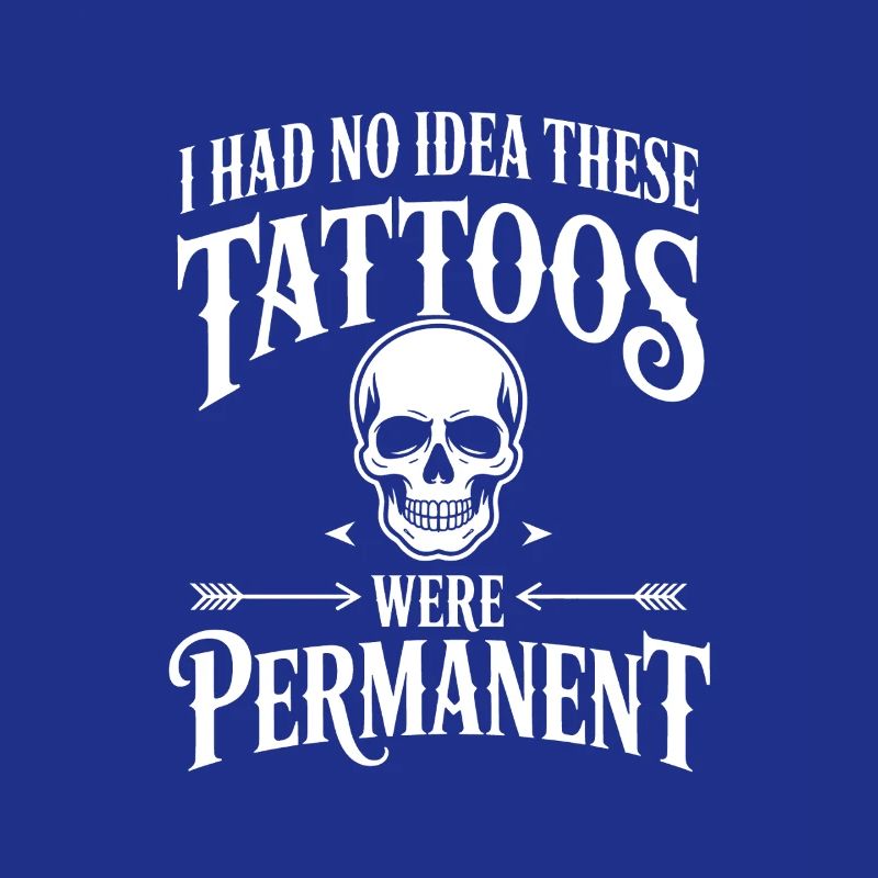 Citation du crâne de Permanent Tattoos
