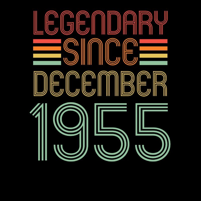 Legendary since December 1955, Retro, Birthday