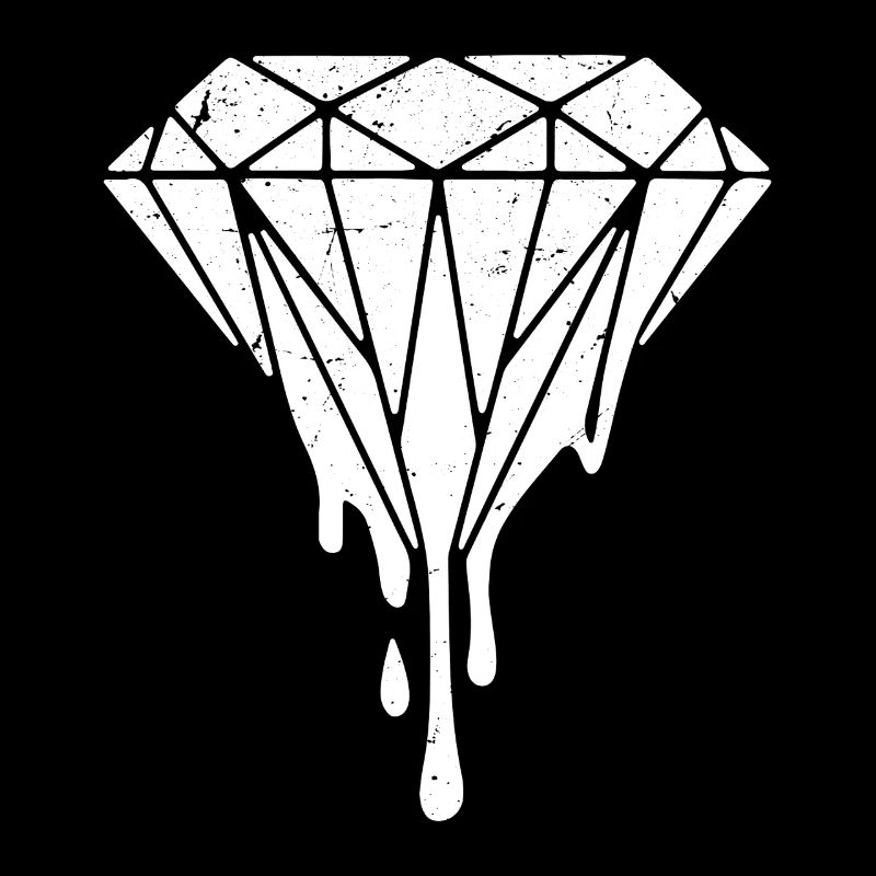 Diamond Melting Retro Vintage