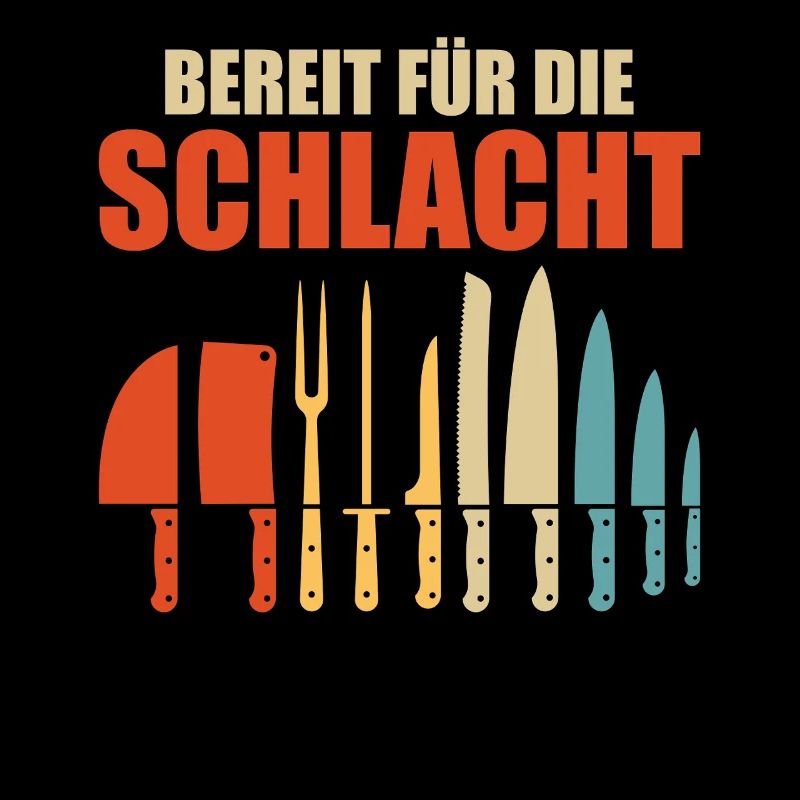 CHEF PRÊT POUR LE COMBAT Drôle