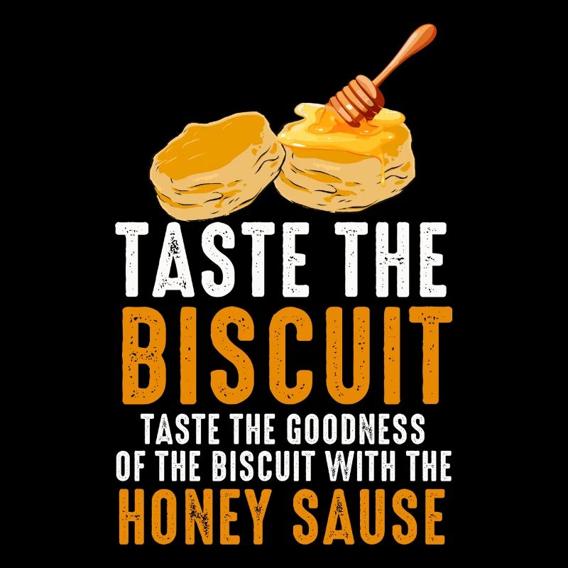 Goûtez le biscuit à la sauce au miel