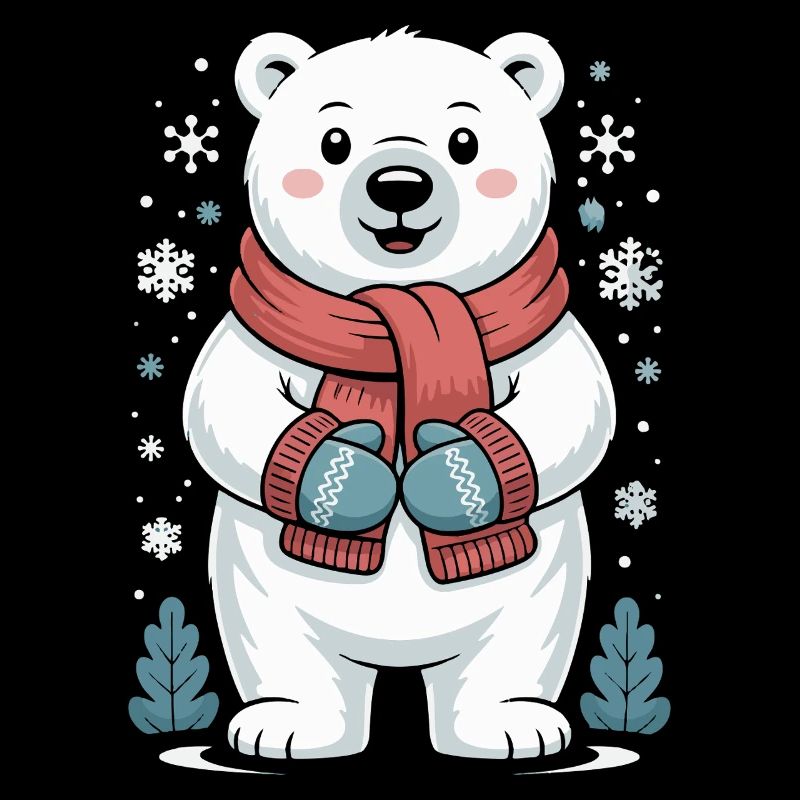 Polarbär Winterzauber