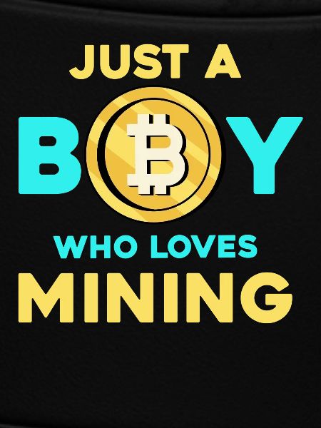 Krypto Mining Junge – Bitcoin Leidenschaft