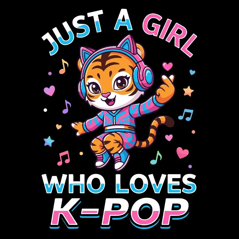 Just a girl, das K-Pop Tiger liebt