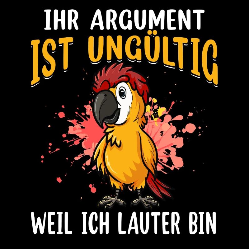 Papagei Spruch: Ungültiges Argument