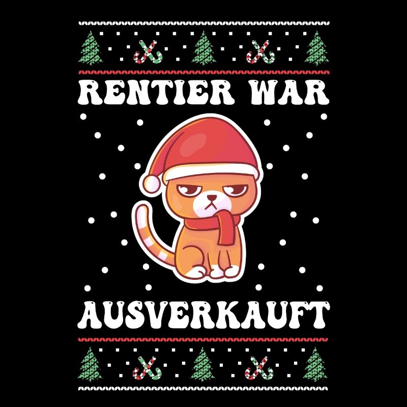 Weihnachtsmann Weihnachtsbaum Katze Weihnachten