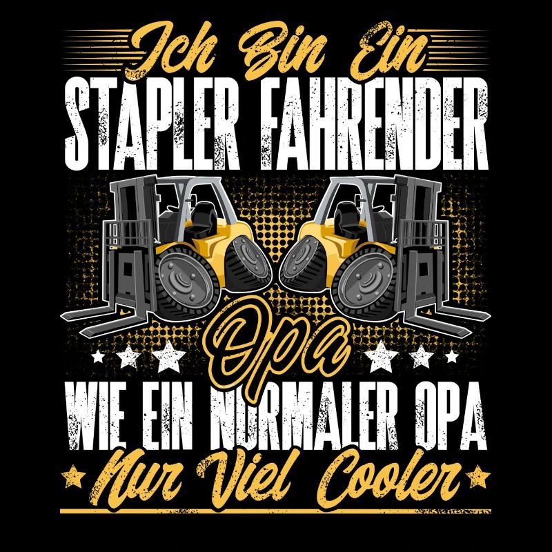Staplerfahrer Opa