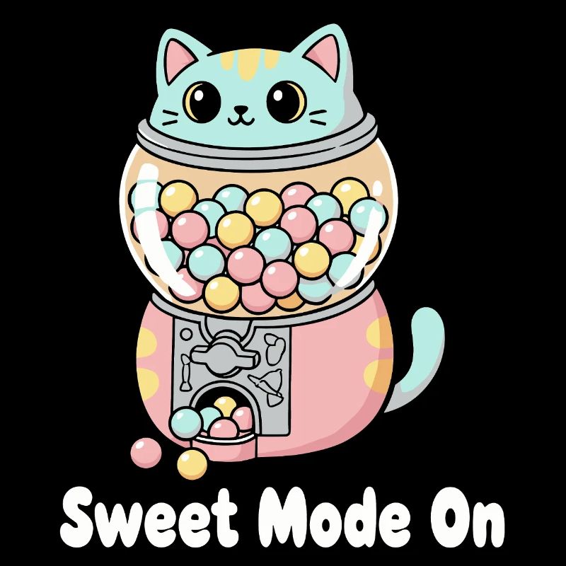 Pastel Cat Gumball Machine