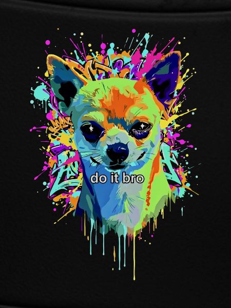 Chihuahua Graffiti Pop Art
