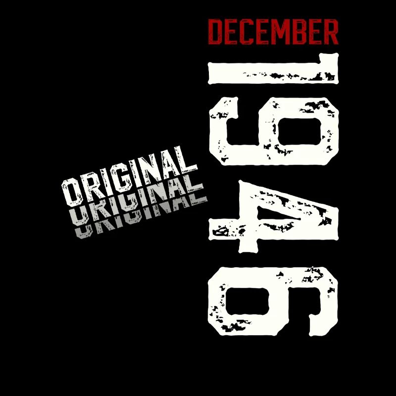 79th Birthday Original December Born 1946